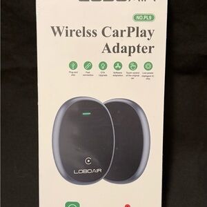 LoboAir Wireless CarPlay Adapter - Black and Silver